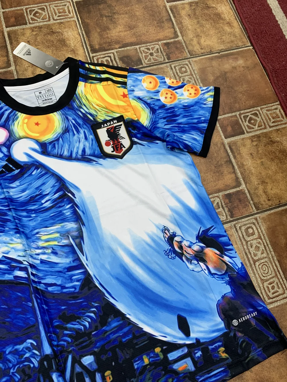 adidas Japan 2026 DBZ Custom Fan Art Jersey Size M